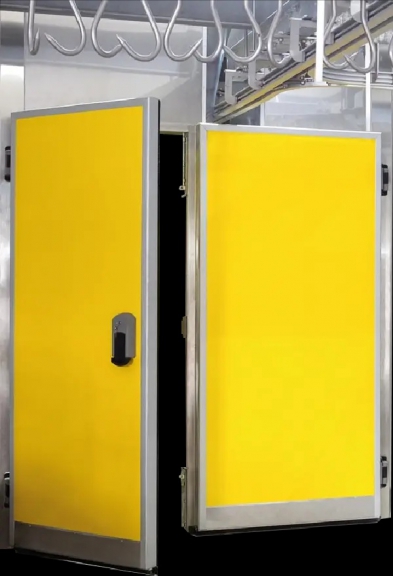 Hinged Access Beneath Monorail Systems